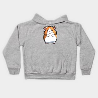 Cute hamster standing, kawaii pet Kids Hoodie